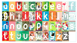 Dierenalfabet magneten voor de kinderkamer alle letters