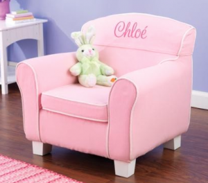 roze stoel