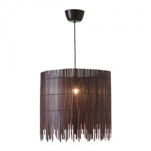 Ikea Rotvik Bamboe hanglamp bruin