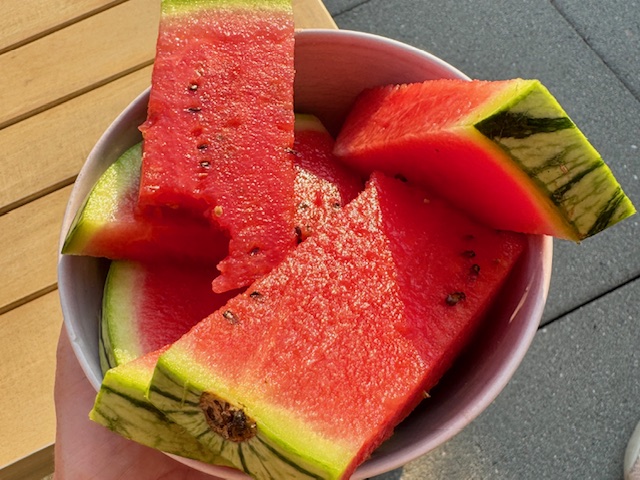 schaaltje met watermeloen