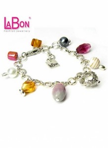 armband parfumkraal roze
