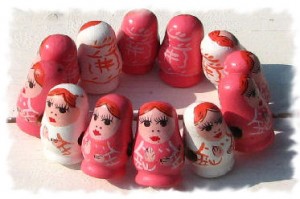 Babushka Kring roze