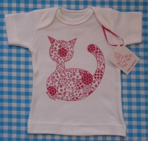 risjebo t-shirt met kat