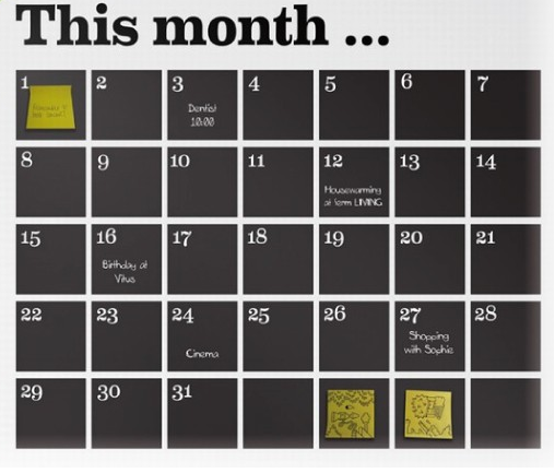 Muurkalender Ferm Living