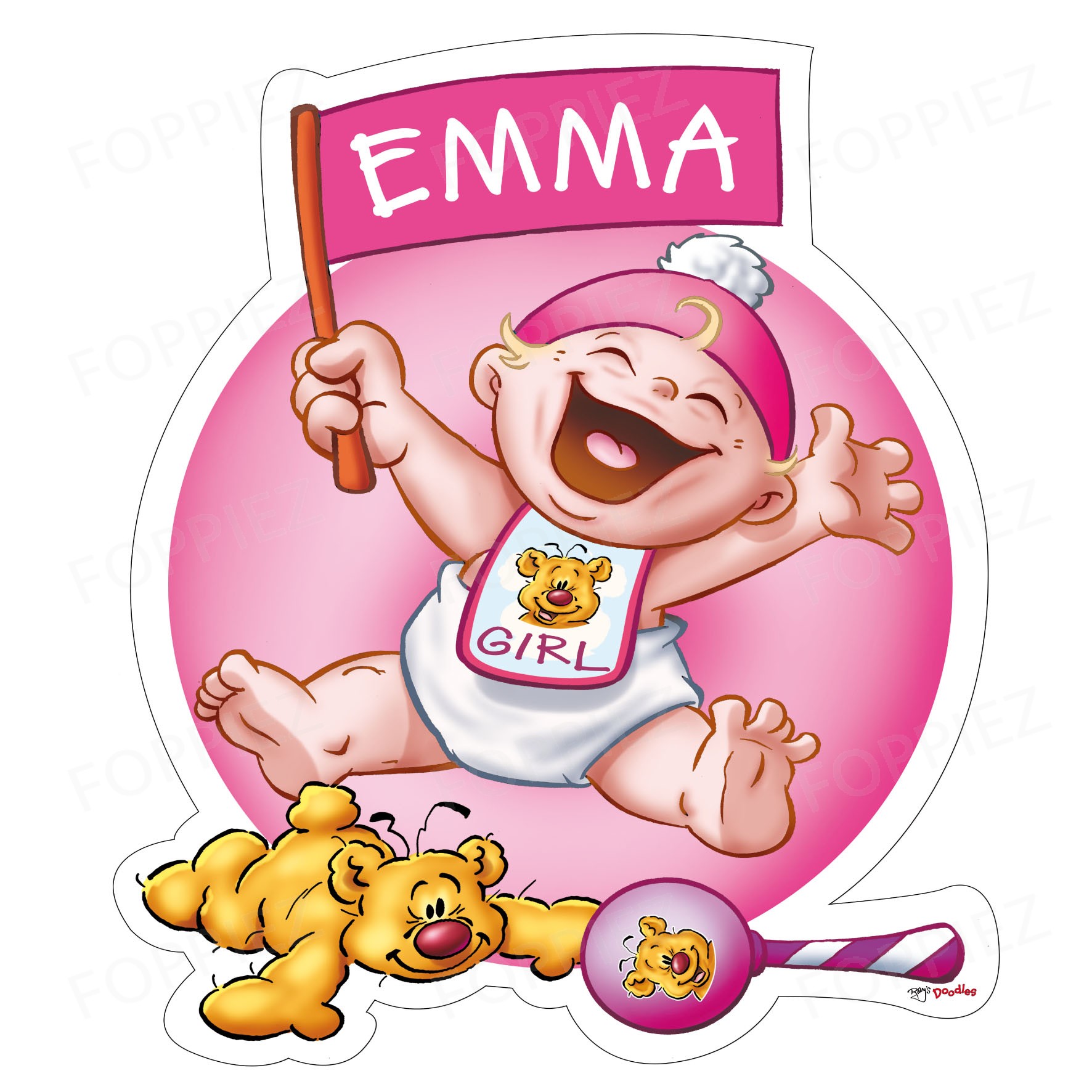 FoppieZ geboortestickers