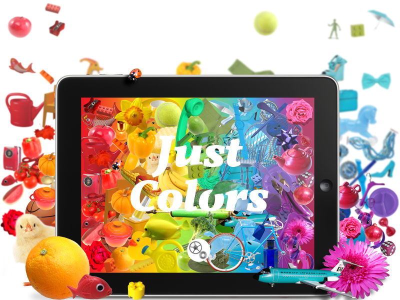 Alleen maar kleuren- app