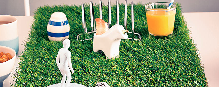 Serveer je paasontbijt op gras