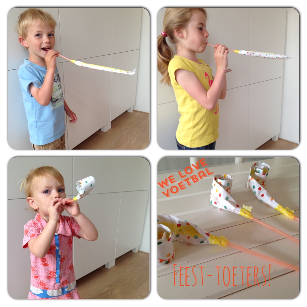 Tutorial oranje feest-toeters maken!