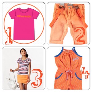 oranje outfit