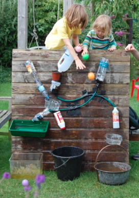 DIY project watermuur