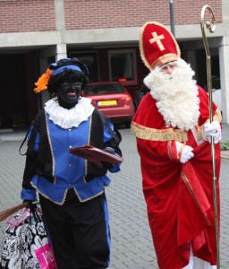 Sinterklaas en zwarte piet