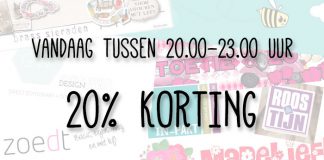 Shop je sintcadeaus vanavond met 20% korting!