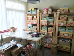 werkkamer winkel van papier