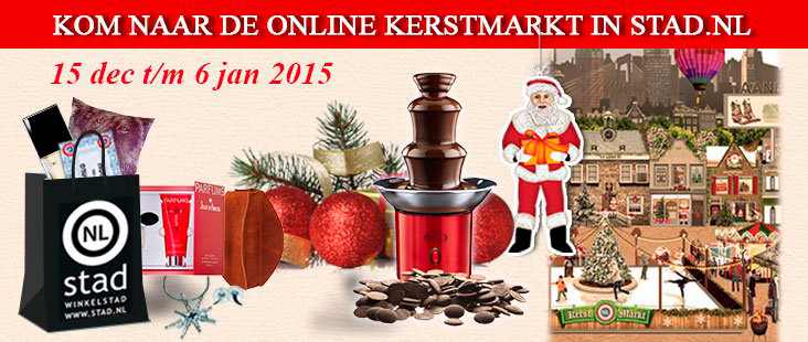 Kerstshoppen in Stad