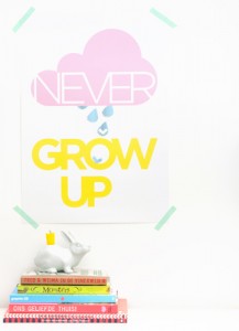 TIP poster never grow up