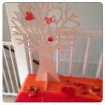 Houten boom voor seizoenstafel of als decoratie in huis - Afbeelding 2