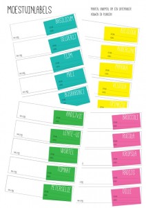 Moestuintje labels