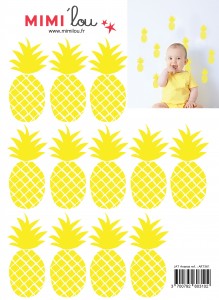 muurstickers_ananas