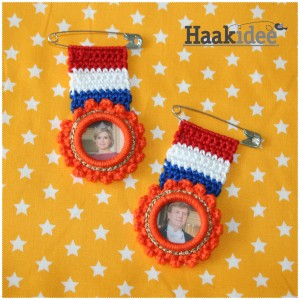 Gehaakte Broche