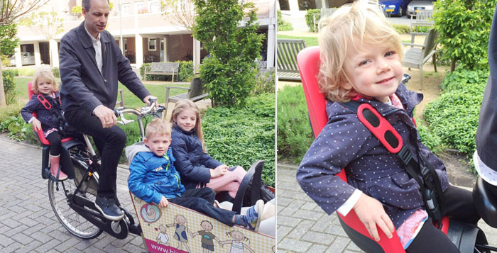Met 4 kinderen op de fiets, dat doe je zò!