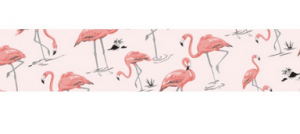 masking tape flamingo