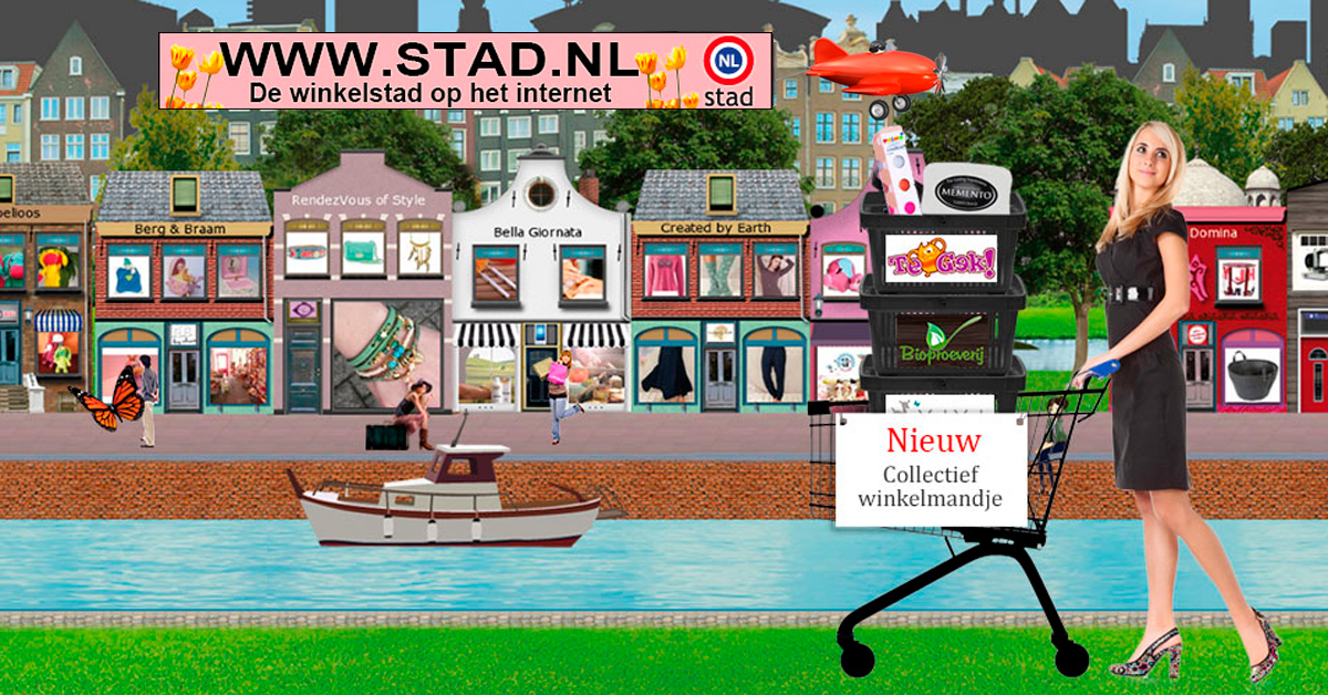 Al je aankopen in één winkelmandje bij Stad.nl