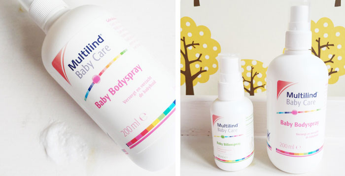 Multilind babyproducten met handige spray