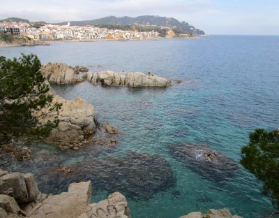 Calella de Palafrugell vanaf Cami de Ronda