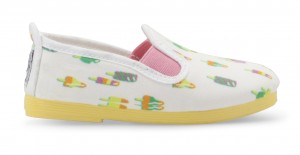 Flossy_Shoes_Wit-Geel_IJsjes print_€30,00