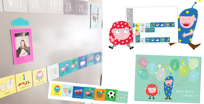 Mijn dagritme pictogrammen