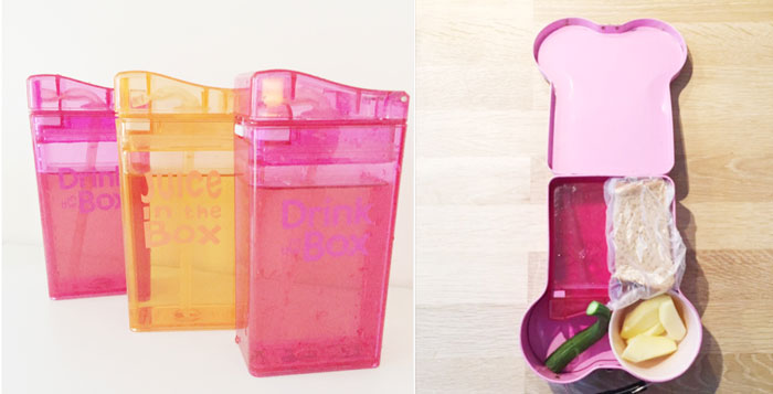 Drink in the box mee naar school