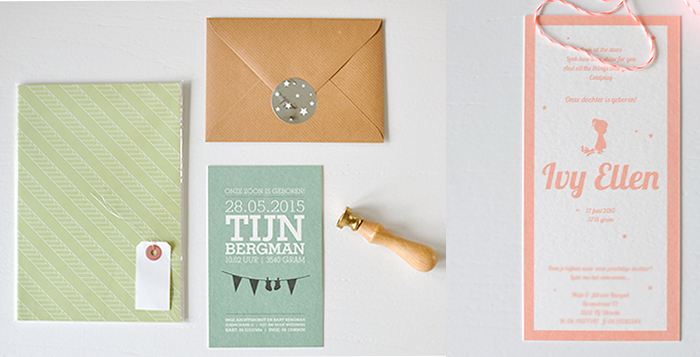 Speciale geboortekaartjes bij Lief, Leuk & Eigen