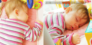 En, slaapt ze al door?