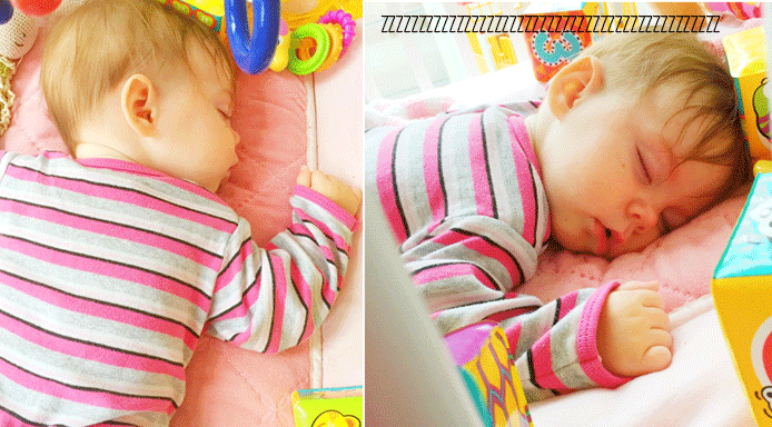 En, slaapt ze al door?