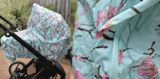 De regenhoes van Elodie Details voor je reiswieg en buggy: ‘Fall’ in love!