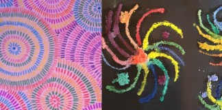 3 x vuurwerk kunstwerken maken met kinderen