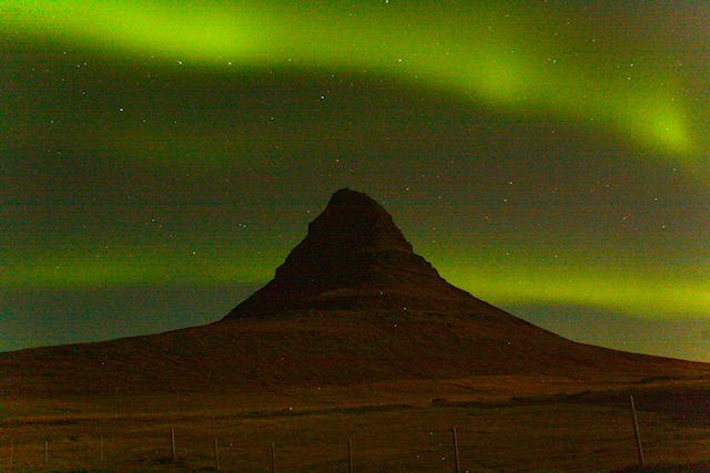 kirkjufell noorderlicht waanzinnig