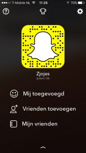 Snapchat vrienden toevoegen