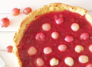 De allerbeste kruisbessentaart