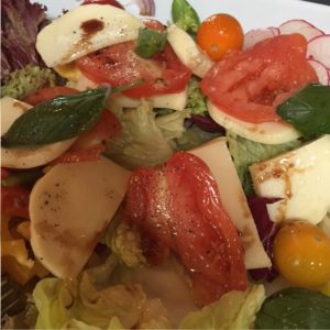 mozzarella salade petite suisse