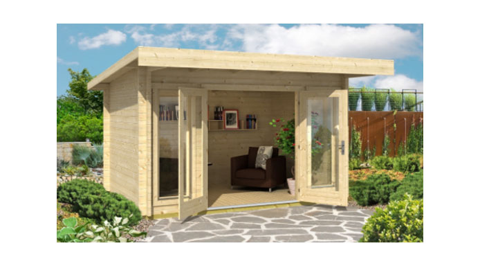 Zomertrend: werken vanuit blokhut of tuinhuisje