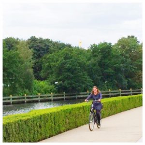 fietsen langs de spree