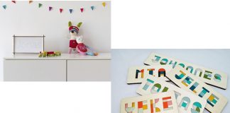 Origineel kraamcadeau? Een naampuzzel of naamlamp natuurlijk!