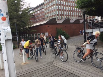 fietsen in hamburg met de groep