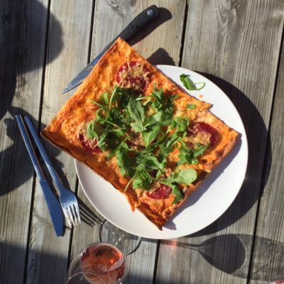 flammkuchen terug uit hamburg