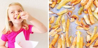 Groentefriet met homemade sausjes