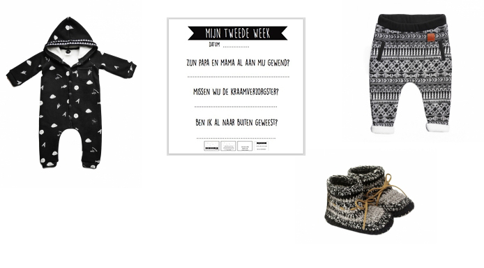 Babykleding in zwart-wit, hot or not?