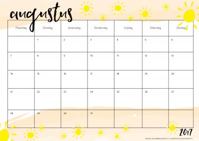printable-jaarkalender-2017-augustus