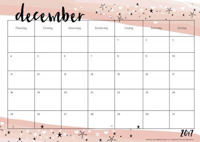 printable-jaarkalender-2017-december