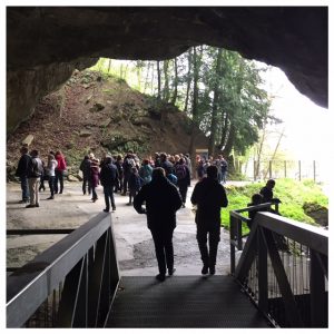 Op avontuur bij de Grotten van Han uitgang